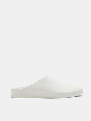 JACK & JONES Men Slides(White , 9)