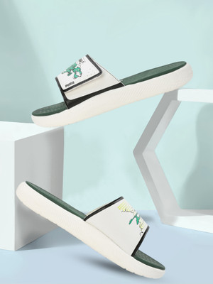 PUMA Men Softride Slide Super Puma Slides(Green , 10)