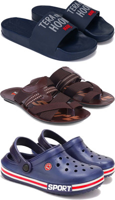 DRACKFOOT Men Slides(Blue , 6)