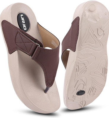 VRINDHA Women Slippers(Brown , 6)