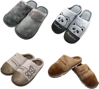 Mahi Enterprises Men Flip Flops(Grey, Grey, Beige, Brown , 8)