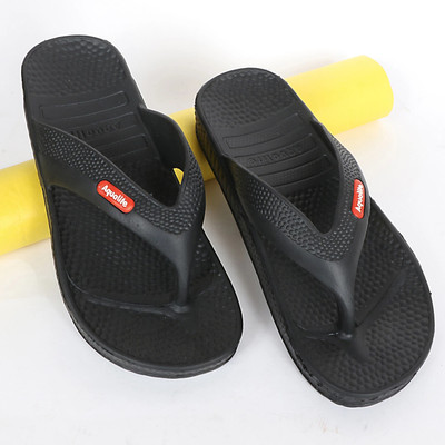 Aqualite Men Slippers(Black , 8)