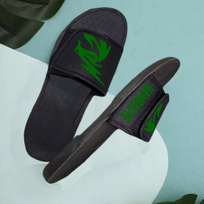 KANEGGYE Men Slides(Green , 6)