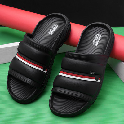 DOCTOR EXTRA SOFT Men Slides(Black , 10)