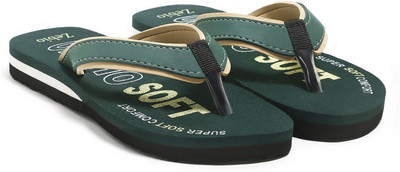 zebio Women Womens Soft Ortho Slippers | Daily Use Anti-Skid Ladies Flip Flops Slippers(Green, Yellow , 5)