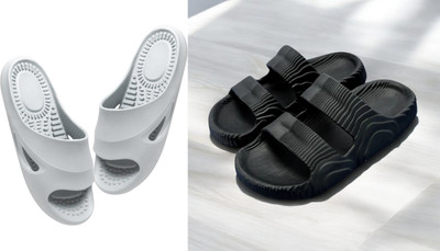 ventus Men Flip Flops(Grey, Black , 8)