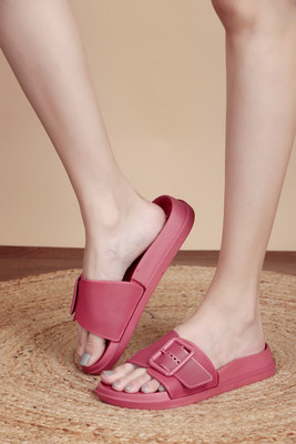Lehar Women Slides(Pink , 6)