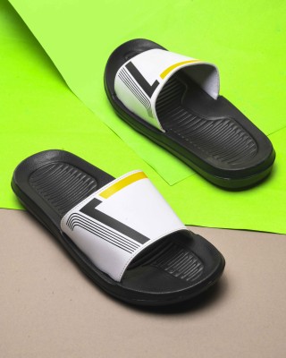 PERY-PAO Men Slides(White , 9)