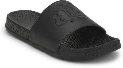 LIBERTY Men A-Ha By Liberty Casual Slippers For Men Slides(Black 6)