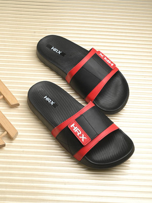 HRX by Hrithik Roshan Men Slides(Black , 8)