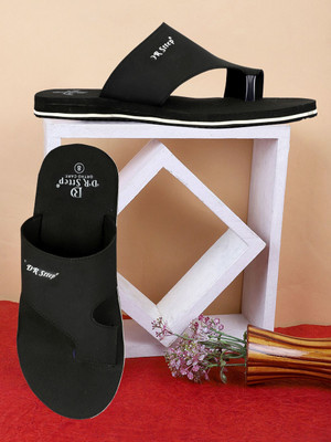 DR STTEP Men Orthopedic Slippers for Men Comfort Fit Soft Cushion Lightweight Slippers(Black , 8)