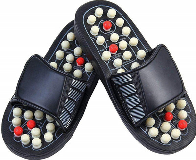 jasvi Men Slides(Black , 9)