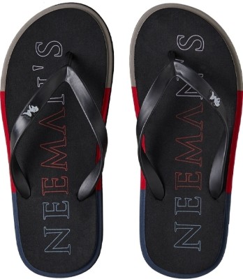 Neemans Men Flip Flops(Black , 11)