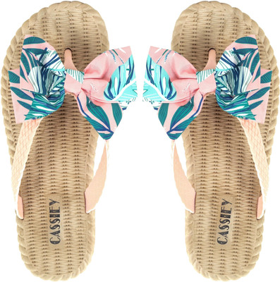 Cassiey Women Slippers(Pink , 7)