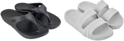 Feel alive Men Slippers(Multicolor , 10)