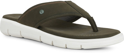 Bata Men Flip Flops(Green , 10)