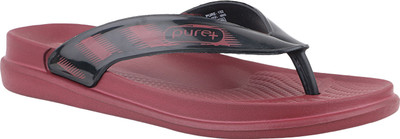 WELCOME Women Lightweight with Arch Support Durable Anti-Skid & Stylish Dailywear| Slippers(Maroon , 6)