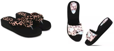 BOOMBEAUTY Women Slides(Multicolor , 5)