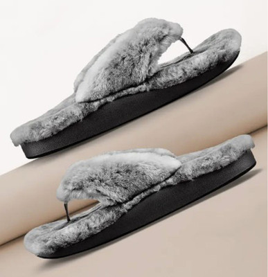 Sale YUG Women Flip Flops(Maroon , 7)