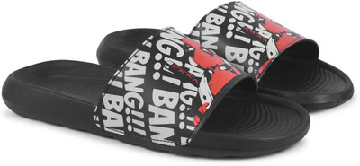 ADOBO Men Slides(Black , 10)