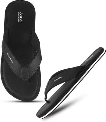 Wave Walker Men Flip Flops(Black , 7)