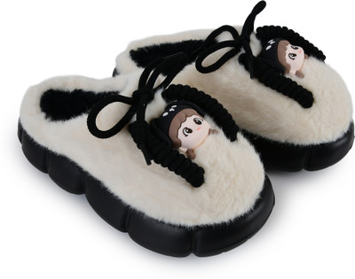 HELEEY Women Flip Flops(White , 8)