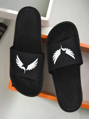 Cloker Men Flip Flops(Black , 10)