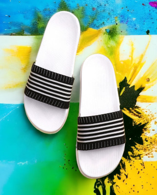 Kapani Fashion Men Men Classic, Lightweight, Ultra cushion, Flipflops, Slipper, Slides (White , 8) Slides(White , 8)