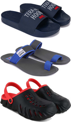 DRACKFOOT Men Slides(Red , 10)