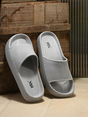 HRX by Hrithik Roshan Men Slides(Grey , 10)