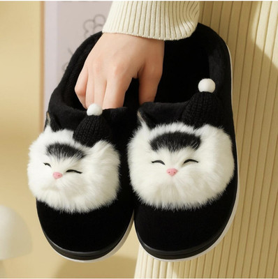 City Soles Women Slippers(Black , 6)