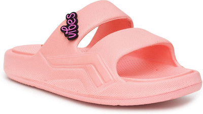 PLANET WALK Women Lightweight comfort extra-soft with trendy, premium stylish design Slides(Pink , 3)