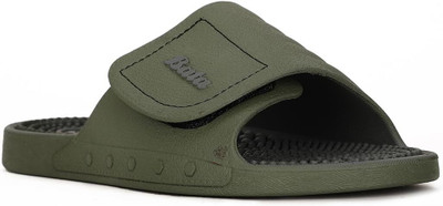 Bata Men Slippers(Green , 9)