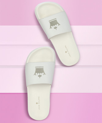 LOUIS PHILIPPE Men Slides(White , 6)