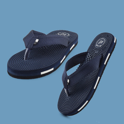 EVOK Men Doctor|Super Soft|Ortho Care|Orthopedic|Stylish|Comfortable Slippers(Blue , 7)