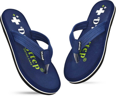 DR STTEP Men Orthopedic Slippers for Men Comfort Fit Soft Cushion Lightweight Slippers(Blue , 8)