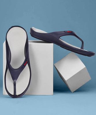 Paragon Men EVK3417G Flip Flops| Easy Washable | Lightweight Comfortable Slippers(Navy , 7)