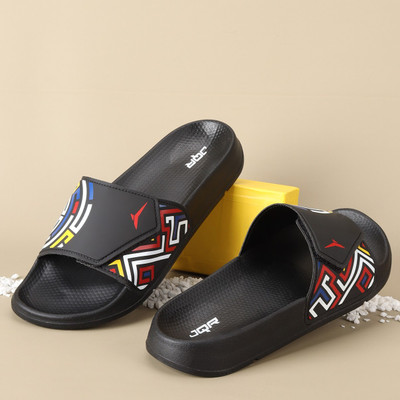 JQR Men Slides(Black , 6)