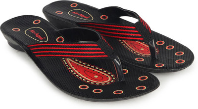 airaqua Women Slippers(Black , 5)