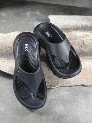 HRX by Hrithik Roshan Men Flip Flops(Black , 10)
