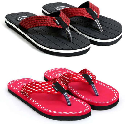 BFOOT Men Flip Flops(Multicolor , 10)