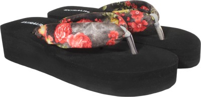 Exl Women Flip Flops(Grey , 7)