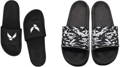 nvisan Men Slides(White, White , 6)
