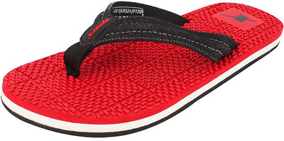 Sparx Men Flip Flops(Red , 7)