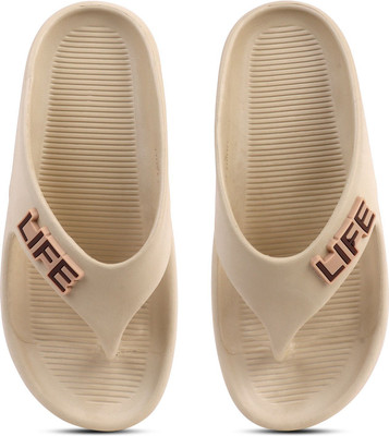 Cassiey Men Slippers(Beige , 8)