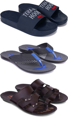 Pennen Men Slippers(Brown , 7)