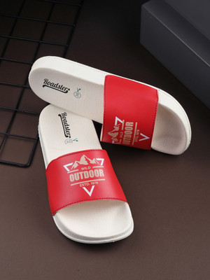 Roadster Women Slides(Red , 7)
