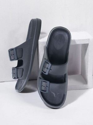 LANCER Men Slides(Grey , 9)