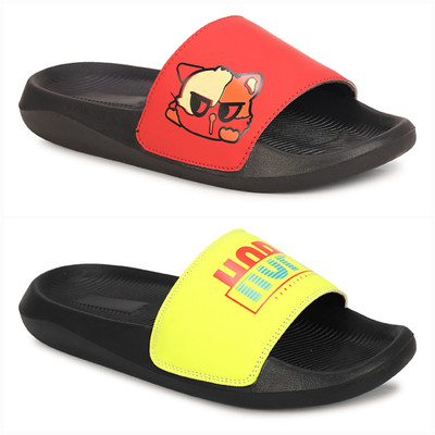 Shoe Mate Men Slides(Multicolor , 6)