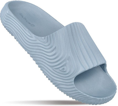 WALKAROO Men Slides(Blue , 10)
